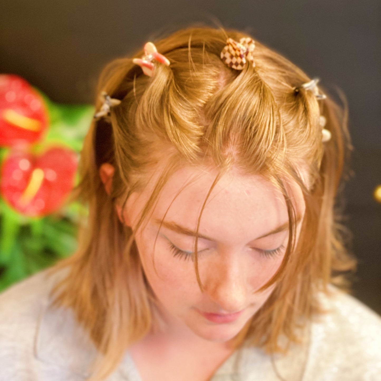Precious Heart Hair Claw Set