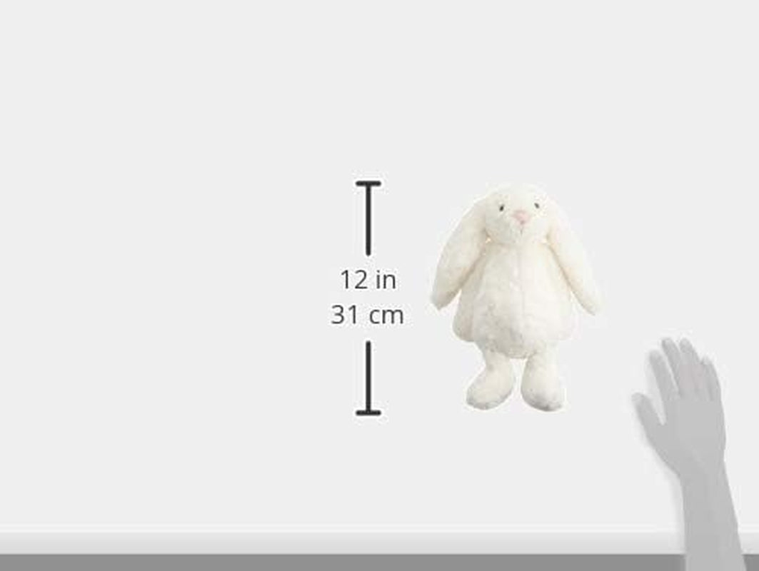 Bashful Cream Bunny Stuffed Animal, Medium 12 Inches | Rabbit and Bunny Plush Toy | Classic Children'S Gift