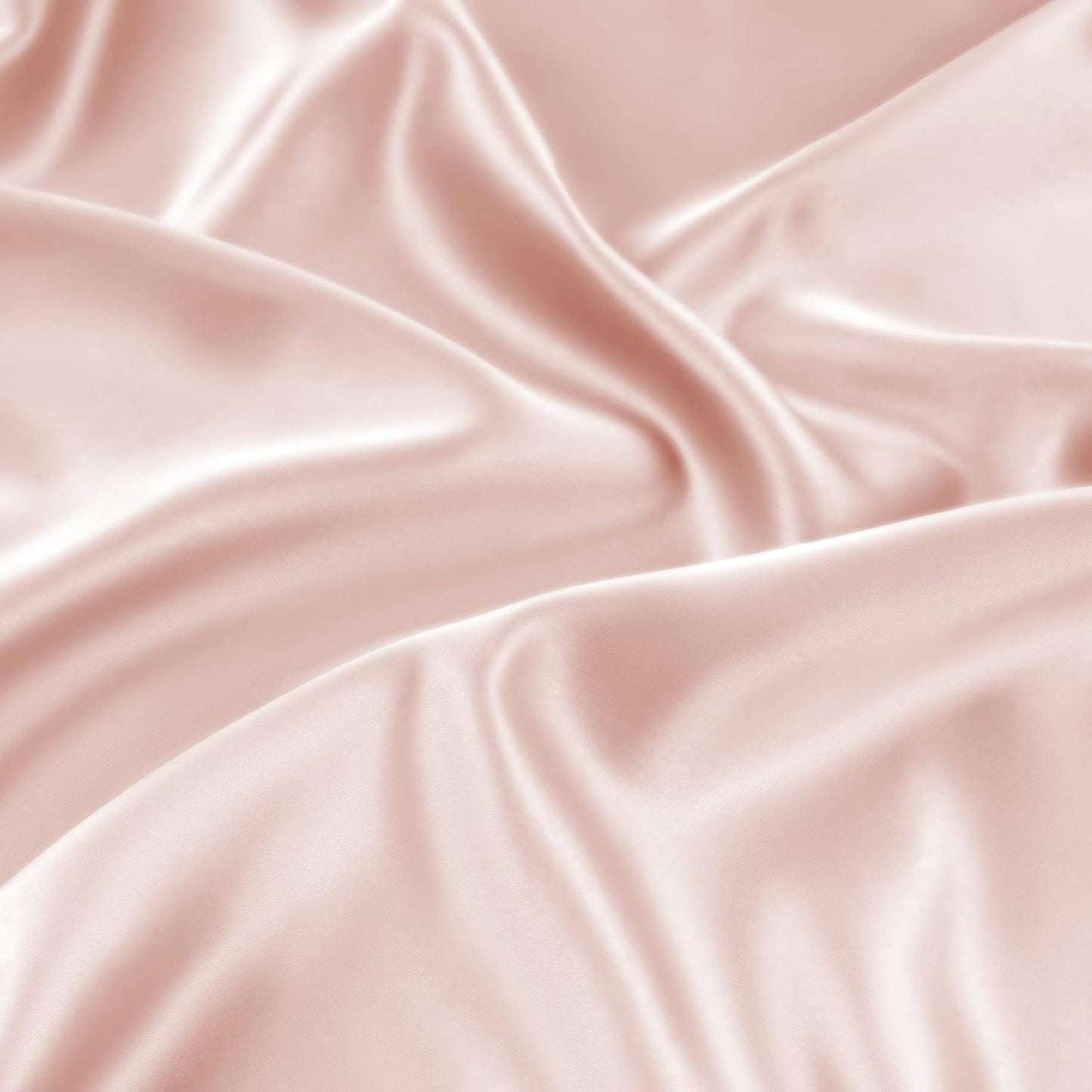 Silky Satin Pillowcase for Hair and Skin with Envelope Closure Cool and Easy to Wash, Standard Size 20X26 Inches Pack of 2 - Light Plum