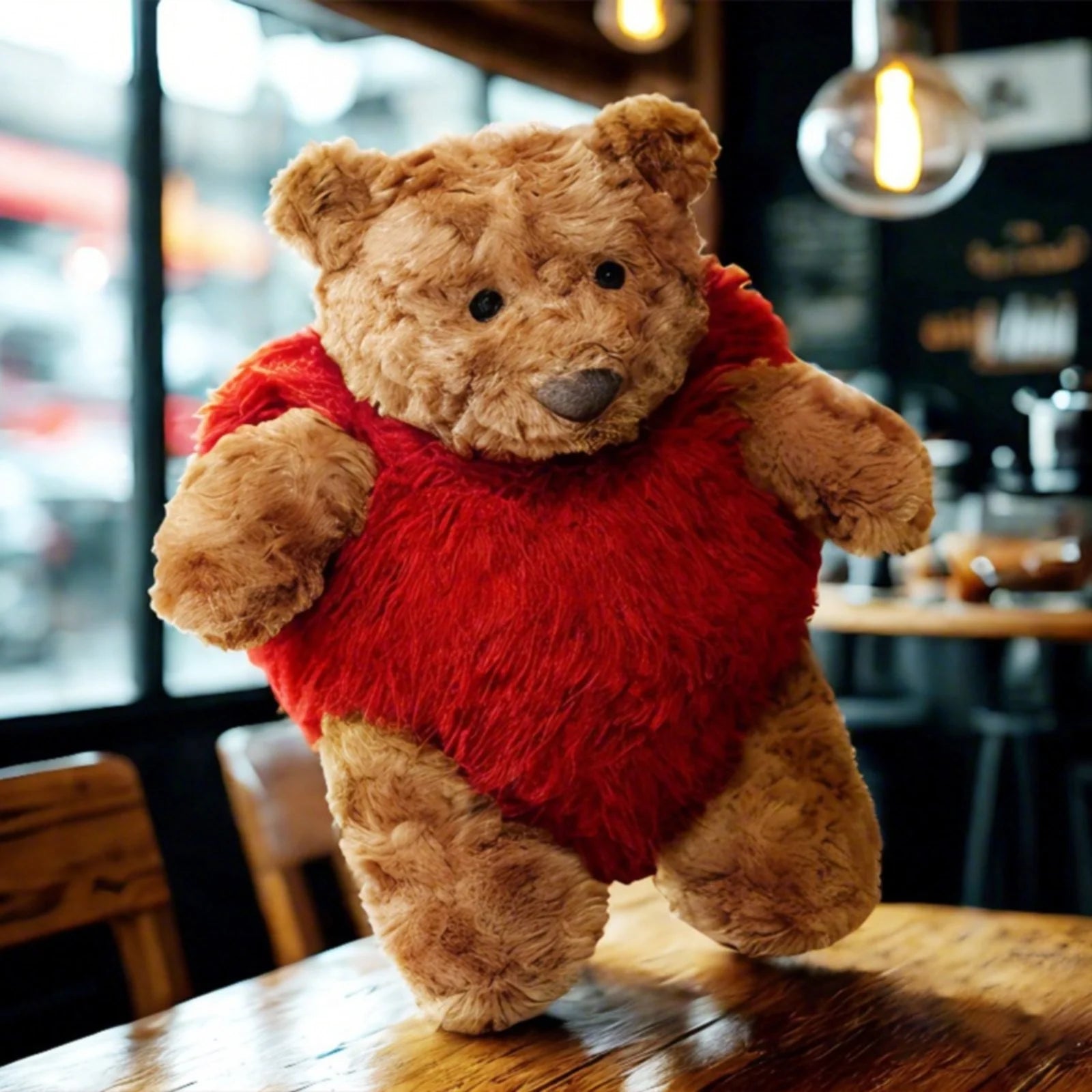 Jellycat Bartholomew Bear 'Heartthrob' Heart Soft Toy 26Cm Lazy Plush Animal Pillow Doll Toy Gift for Girlfriend Kid on Birthday Valentine'S Day Christmas