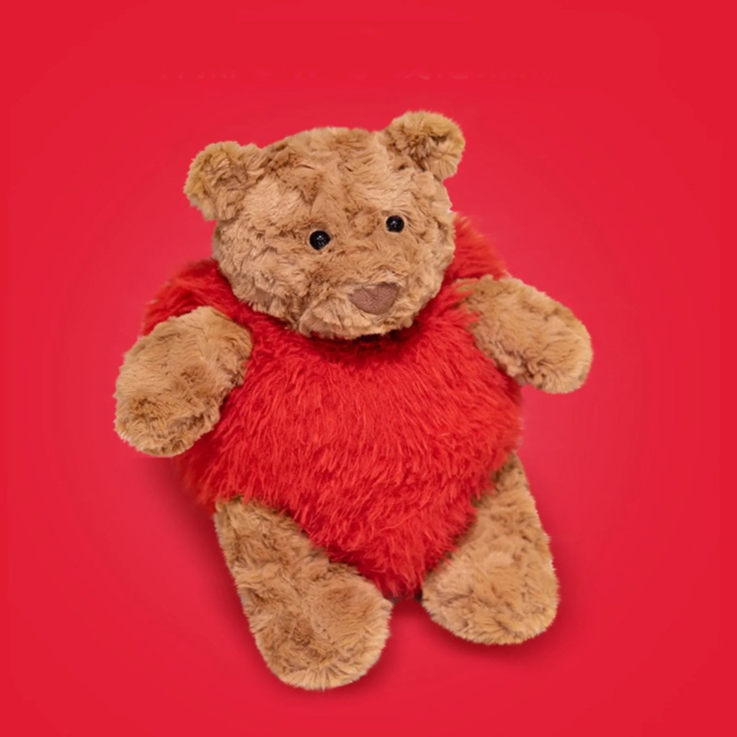 Jellycat Bartholomew Bear 'Heartthrob' Heart Soft Toy 26Cm Lazy Plush Animal Pillow Doll Toy Gift for Girlfriend Kid on Birthday Valentine'S Day Christmas